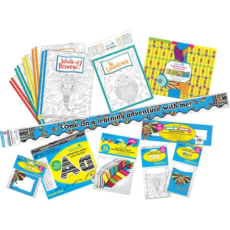 Barker Creek Boho Chic Dcor Collection, 495 Pieces/Set 3729